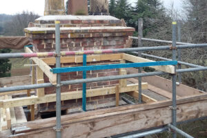Chimney repairs sussex During repairs
