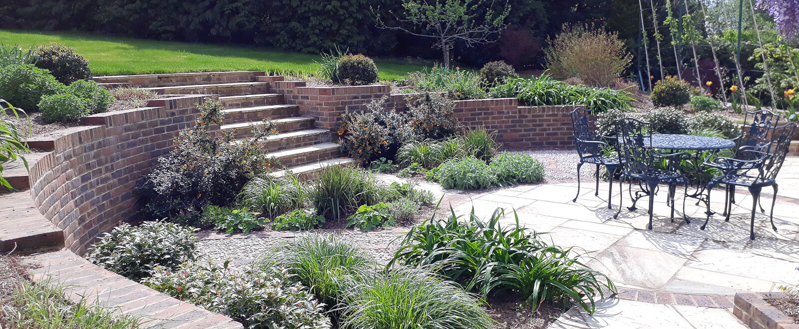 Landscaping, drainage, gate piers, porch completion 7